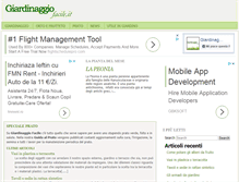 Tablet Screenshot of giardinaggiofacile.it